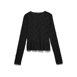 VERO MODA Bluza VMFLORA črna