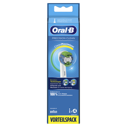 Oral-B Aufsteckbürsten 4er Precision Clean, CleanMaximizer, bela