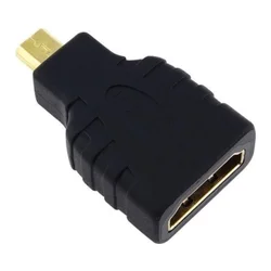 Adapter Micro HDMI (M) - HDMI (F) crni