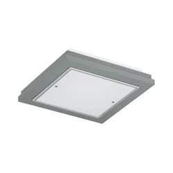 Argon 1873 - Plafonsko svetlo TABOR 4xE27/15W/230V 52x52 cm siva