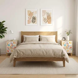 Vidaxl Nočna omarica MAINZ 2 kos Sonoma hrast 36 x 33 x 50 cm