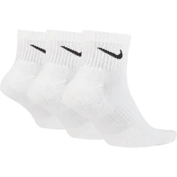 Nike U NK EVERYDAY CUSH ANKLE 3PR, muške čarape za fitnes, bijela SX7667