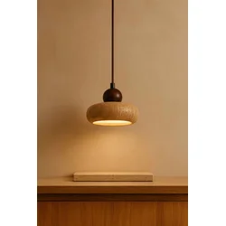Opviq Luster Round, 140cm, Braon