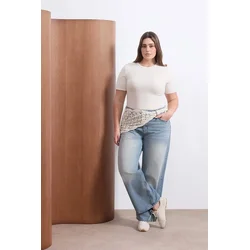 Trendyol Curve Ženska bluza Tbbss26Af00025, Bež