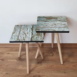 Hanah Home Set klub stočića 2Shp257, 2 komada, Svetloplavi