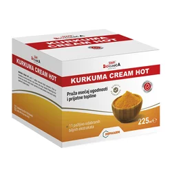 Bioclinica Kurkuma Cream hot, Krema sa snažnim efektom zagrevanja, 225 ml