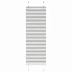 Plisirana roleta svijetlosiva 50x100 cm širina tkanine 49,4 cm