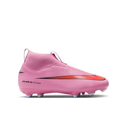 Nike JR ZOOM SUPERFLY 10 ACAD FGMG, dječije kopačke za fudbal, roza FQ8304