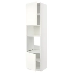 METOD Visoki element za ugradne uređaje, bela/Vallstena bela, 60x60x240 cm