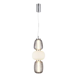 Milagro Milagro viseča svetilka CARO SMOKED, 28 W LED