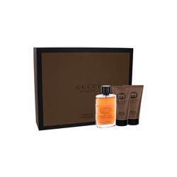 Gucci Guilty Absolute Pour Homme darilni set parfumska voda 50 ml + balzam po britju 50 ml + gel za prhanje 50 ml za moške