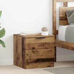 Ormarić za krevet s ladicama 2 pcs Staro drvo 40 x 39 x 40cm