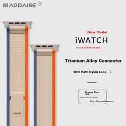 Biaodaige Zamenska narukvica za pametne satove za Apple Watch, Narandžasta