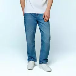 Straight fit farmerke