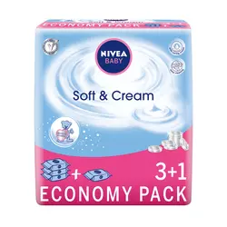 NIVEA Baby soft & care vlažne maramice 3+1 pakovanje