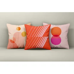 Aberto Design Set dekorativnih jastučnica Asr_plw25-24, 43x43 cm, 3 komada, Šarena
