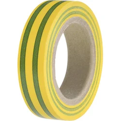 HELLERMANNTYTON PVC IZOLIRNI TRAK HELLERMANNTYTON HELATAPE FLEX 15, (D X Š)10 M X 15 MM, ZELENO-RUMEN