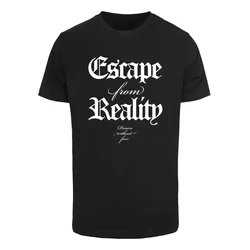 Mister Tee Majica Escape From Reality črna/bela
