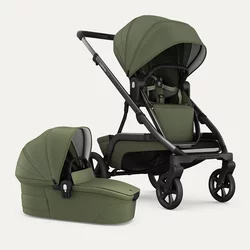 REDSBABY NUVO Twin dječja kolica 2u1 Gun Metal, Pebble M