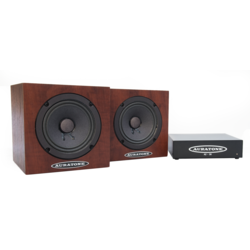 Auratone 5C WoodGrain Pair & Auratone A2-30 Power Amplifier - Bundle