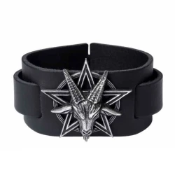 Zapestnica ALCHEMY GOTHIC - Baphomet - Kositer - A138