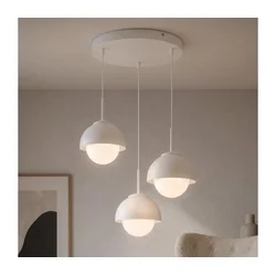 BRILAGI - Luster na sajli COSMO 3xE27/60W/230V bela/zlatna