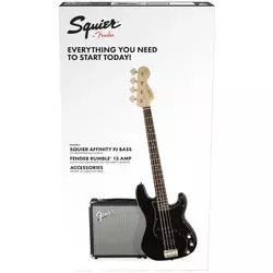 Fender Squier Affinity Series Precision Bass PJ Pack Laurel Black