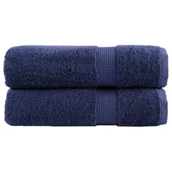 Premium ručnici za ruke SOLUND 2 kom. tamnoplavi 50x100 cm 600 g/m2