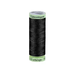 Gutermann Poliestrska preja Gütermann Jeans 30 m - črna