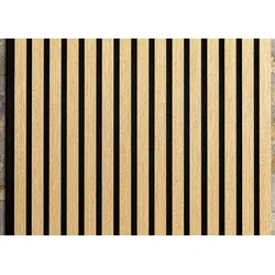 Akustični zidni panel, tabla, svetlo braon - Bor