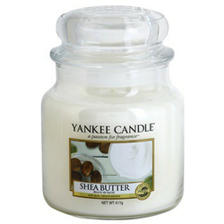 Yankee Candle Shea Butter dišeča sveča  411 g Classic srednja