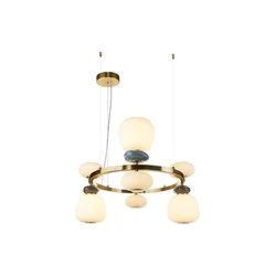 ITALUX PND-94981-4B-GD - LED luster na sajli EVANS LED/33W/230V 3000K zlatna
