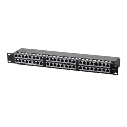 Patch panel 19 1U sa 48 RJ-45 STP kat. 6a (SP6A-48-1U)