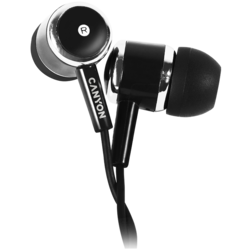 CANYON headphones EPM-01 Mic 1.2m Black