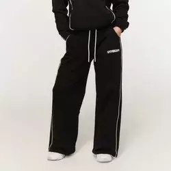 GymBeam Women‘s Varsity Sweatpants Black