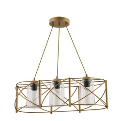OPVIQ Luster Dratrio Glass Gold Transparent