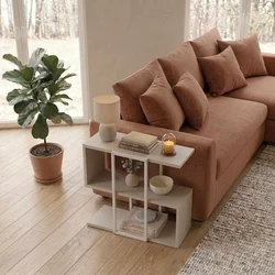 Hanah Home pomoćni sto Homia, 56 cm, peščar