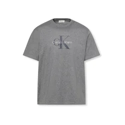 Calvin Klein Jeans Majica Hero pegasto siva/črna/bela