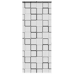 Rolo zavjesa za tuš s kazetom 90x240 cm širina tkanine 86 cm