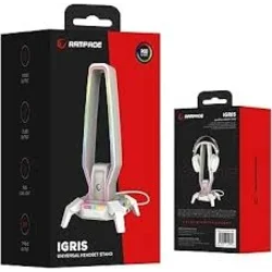 Nosač za slušalice Rampage RM-H27 RGB beli 42763