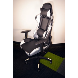 Gaming Chair e-Sport DS-122 Black/Silver (PU,PVC)