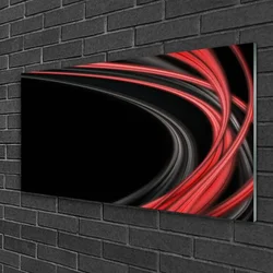tulup.si Steklena slika Abstrakcija graphics 120x60 cm 2 obešalnika