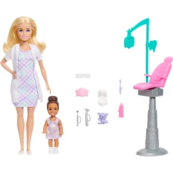 Komplet Barbie zobozdravnica z otroško lutko (JMK14)
