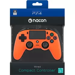 Gamepad Nacon PS4 Wired Compact Orange