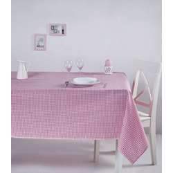 Hermia Stolnjak Potikareli, 170x170cm, Roze-beli