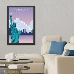 Wallity Uramljena slika New York 2, 35x45 cm
