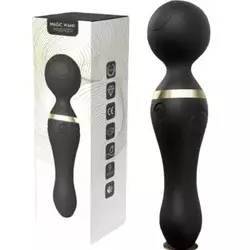 Stimulator za klitoris Freeza, 19.4cm, Crni