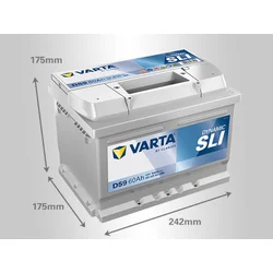 Varta Akumulator Dynamic Sli, 12V, 60Ah