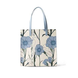 Ted Baker Nakupovalna torba TIPCON kremna/svetlo modra/zelena