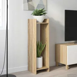 Stalak za biljke s policom 2 pcs Sonoma hrast 30 x 30 x 100 cm
